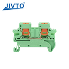 PTV 2.5 DIN Rail Terminal Block Side-Entry Push-in Connection 2.5mm² 26-12AWG Cable Wiring Electrical Wire Connector