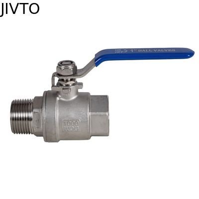 JIVTO 2개 덩어리 밸브와 레버 핸들 ◎ 스테인리스 스틸, NPT 포트, ANSI 표준 ◎ 건설 기계 등에 사용