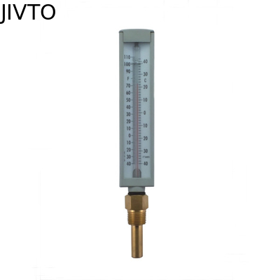 산업용 수은 100MM 40C 산업용 유리 온도계 3/4'' NPT